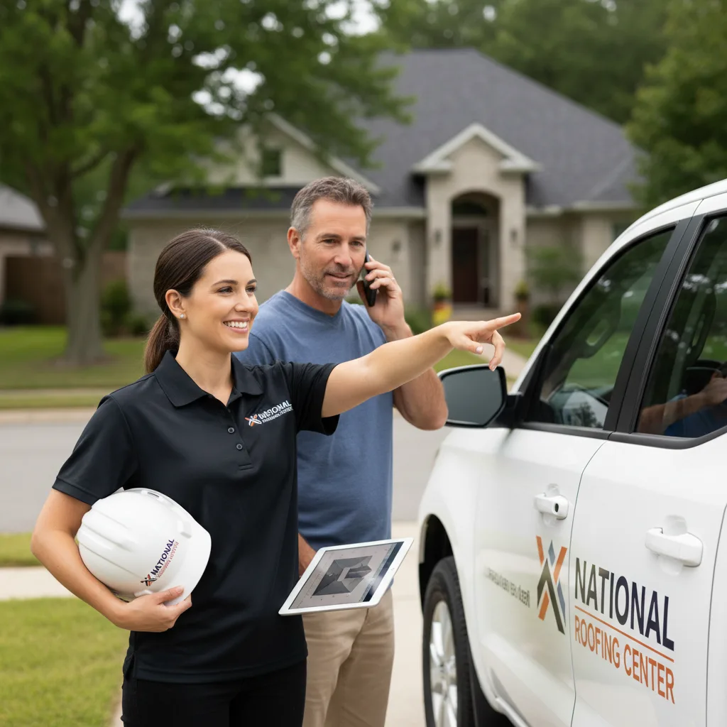National Roofing Center customer support in Diamond Springs